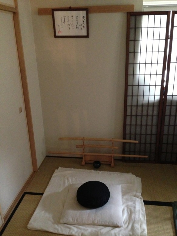 This is where I do most of my meditation practice.